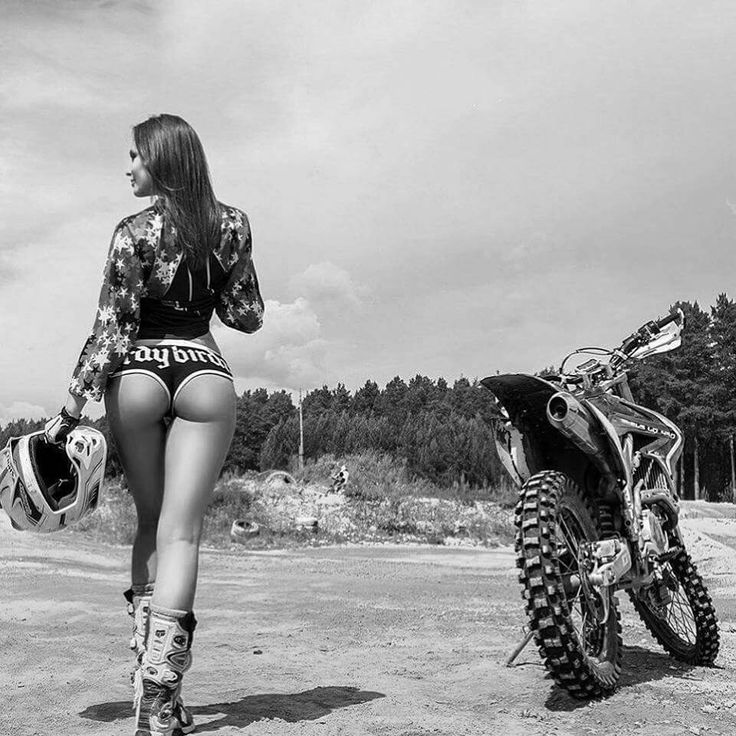 Beautiful girls and motorcycles in Pacanbaru