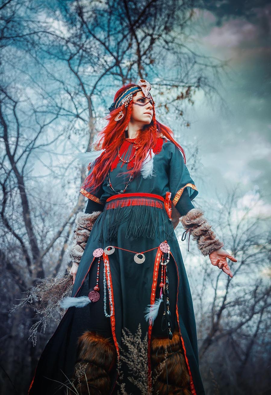 Girls in Slavic costumes underwear in Pacanbaru